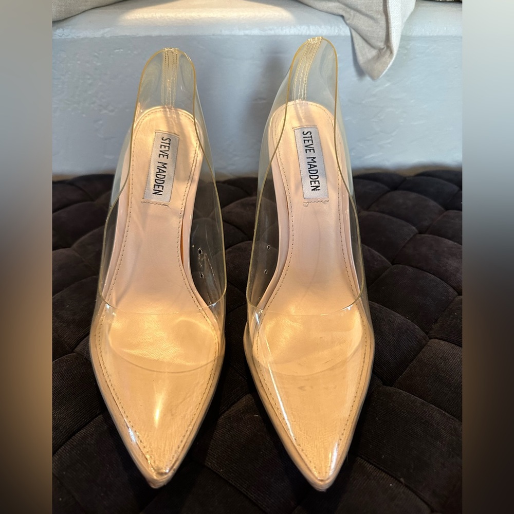 Steve Madden Clear Pump